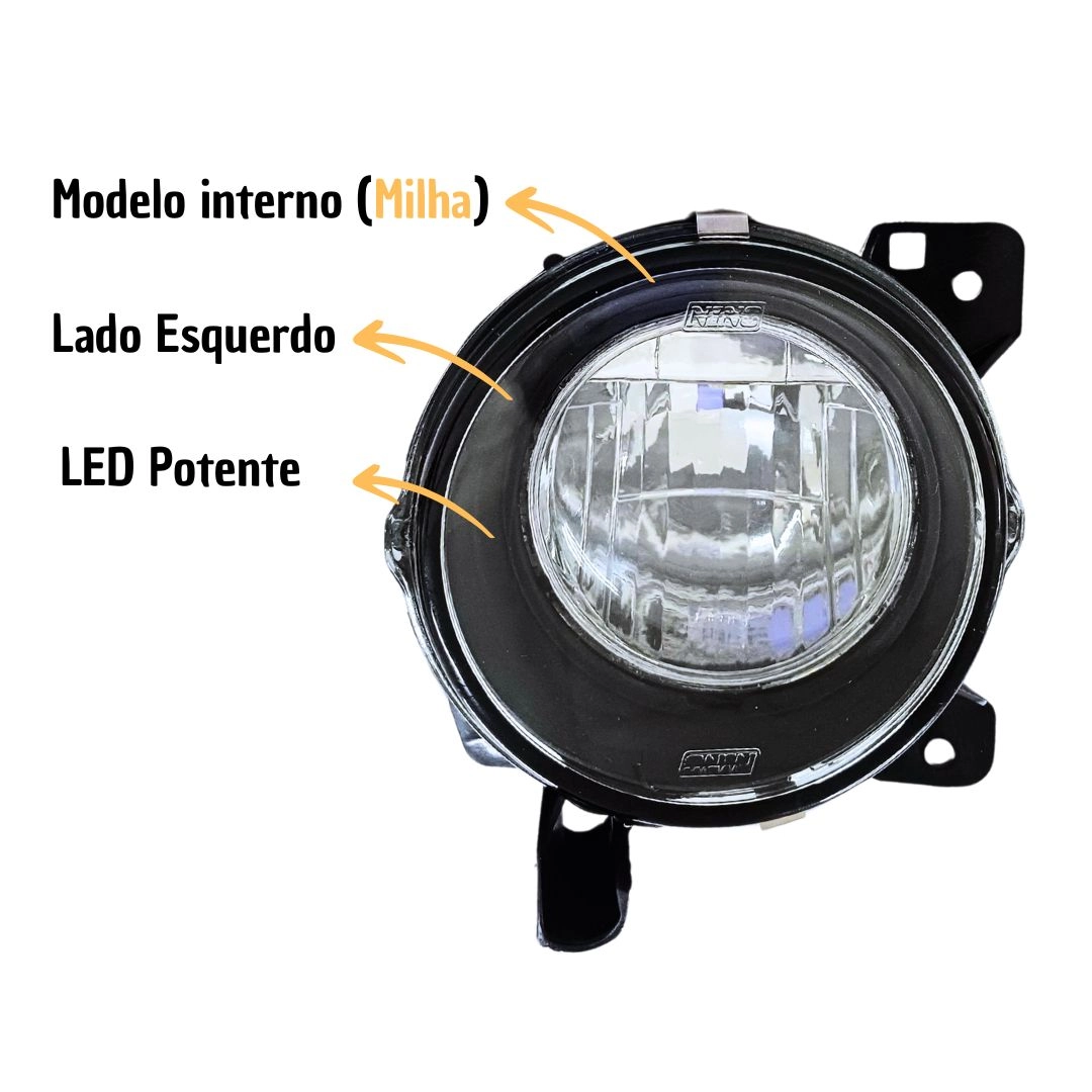 Par Farol Milha ParaScania Série S4 S5 Black Interno Par Farol Milha ParaScania Série S4 S5 Black Interno