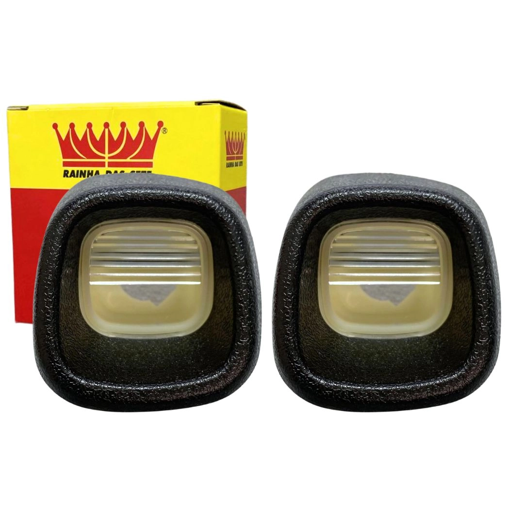 Par Lente Lanterna de Placa Para GM S-10 Blazer Após 2001