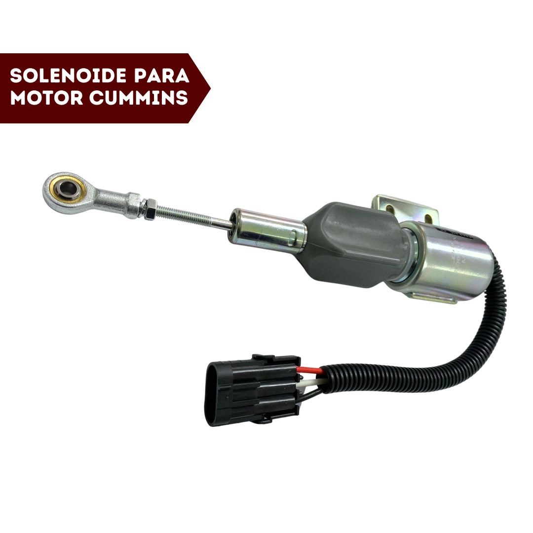Solenoide Parada Para Cummins Gerador Motores Estacionários