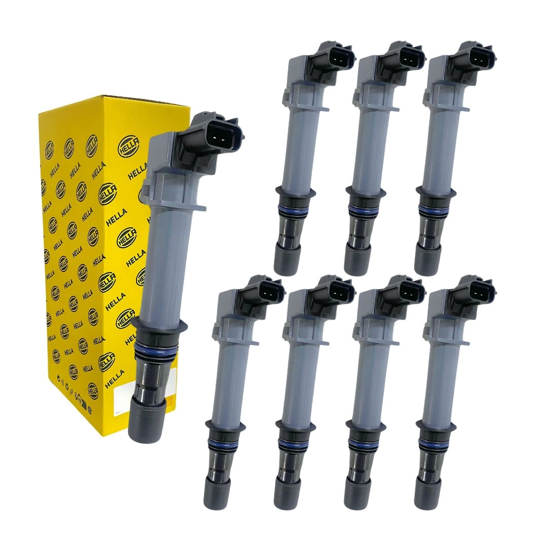 Kit 8 Bobina Ignição Para Grand Cherokee Gasolina 4.7 Hella