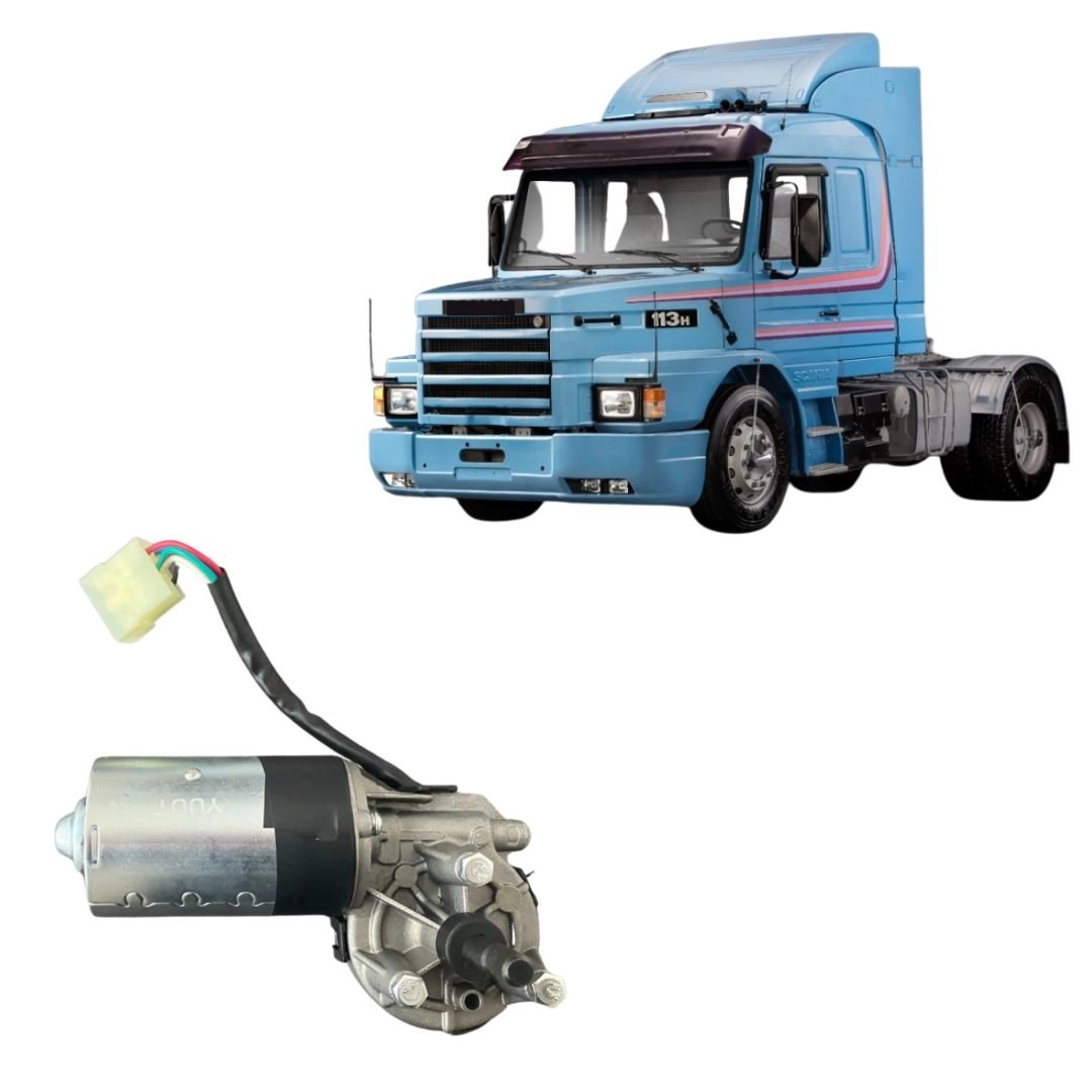 Motor Limpador Parabrisa ParaScania Serie 3 112 113 Motor Limpador Parabrisa ParaScania Serie 3 112 113