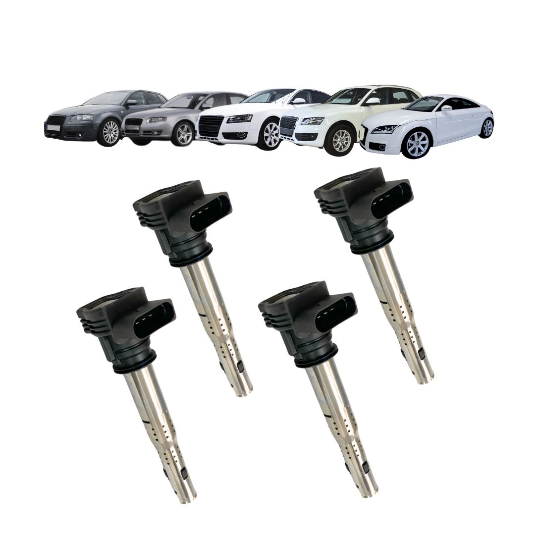 Kit 4 Bobina De Ignição Para Audi A3 A4 A5 Q5 Audi TT Hella