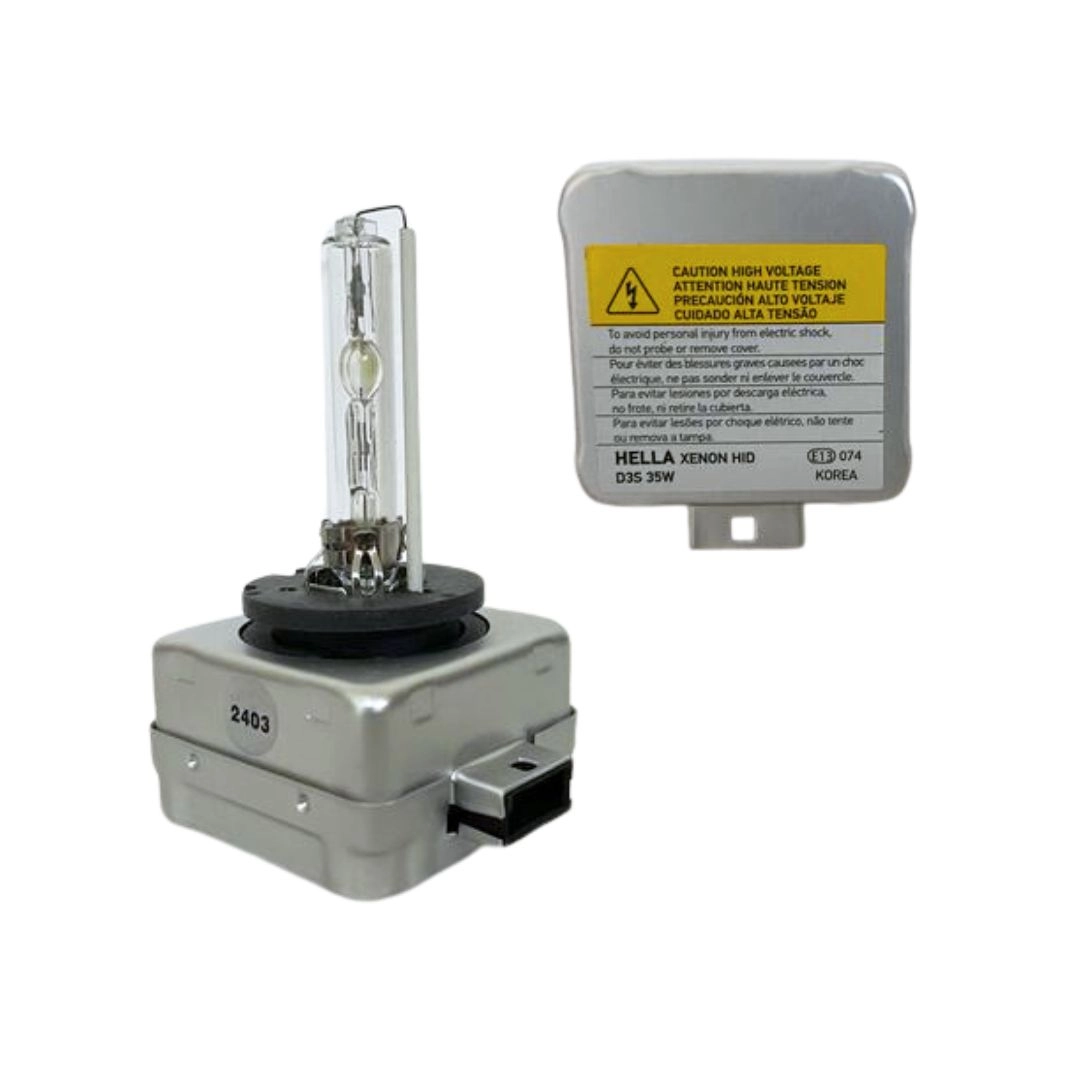 Par Lâmpada Xenon D3S 4300k 12/24V Bivolt 35W Original Hella