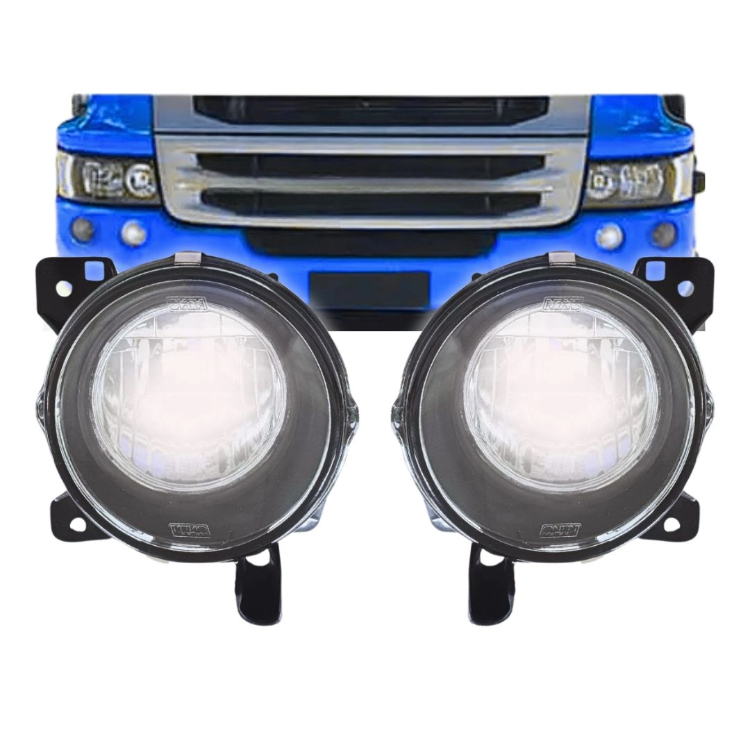 Par Farol Milha ParaScania Série S4 S5 Black Interno Par Farol Milha ParaScania Série S4 S5 Black Interno