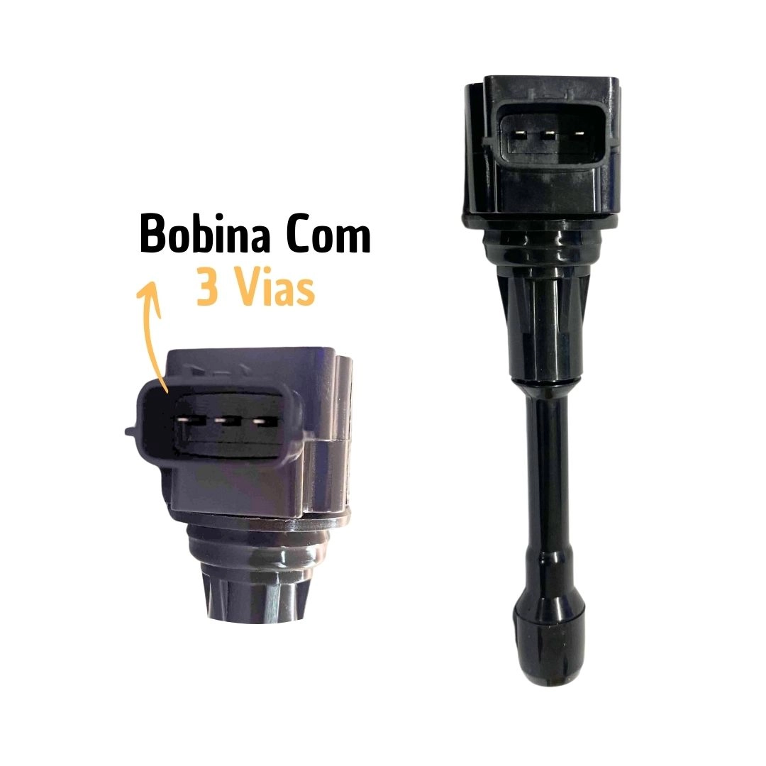 Bobina Ignição Para Nissan Versa Sentra March Tiida Hella
