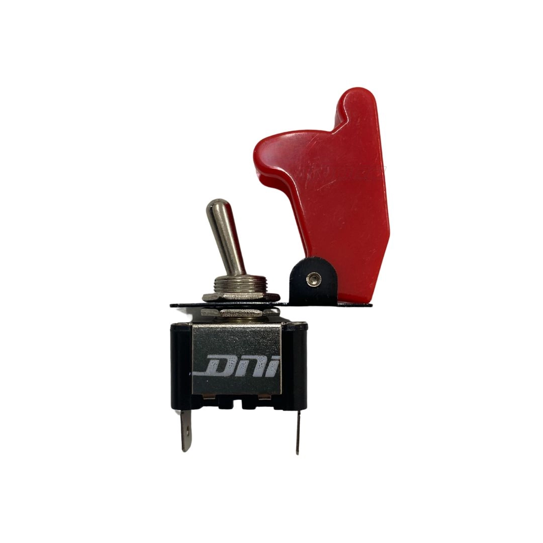 Kit 2 Chave Botão Liga Desliga 2 Posições Vermelha Tipo Caça