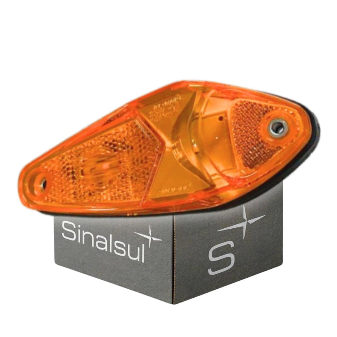 Lanterna Lateral Posição Direcional LED Bivolt Amarela Lanterna Lateral Posição Direcional LED Bivolt Amarela