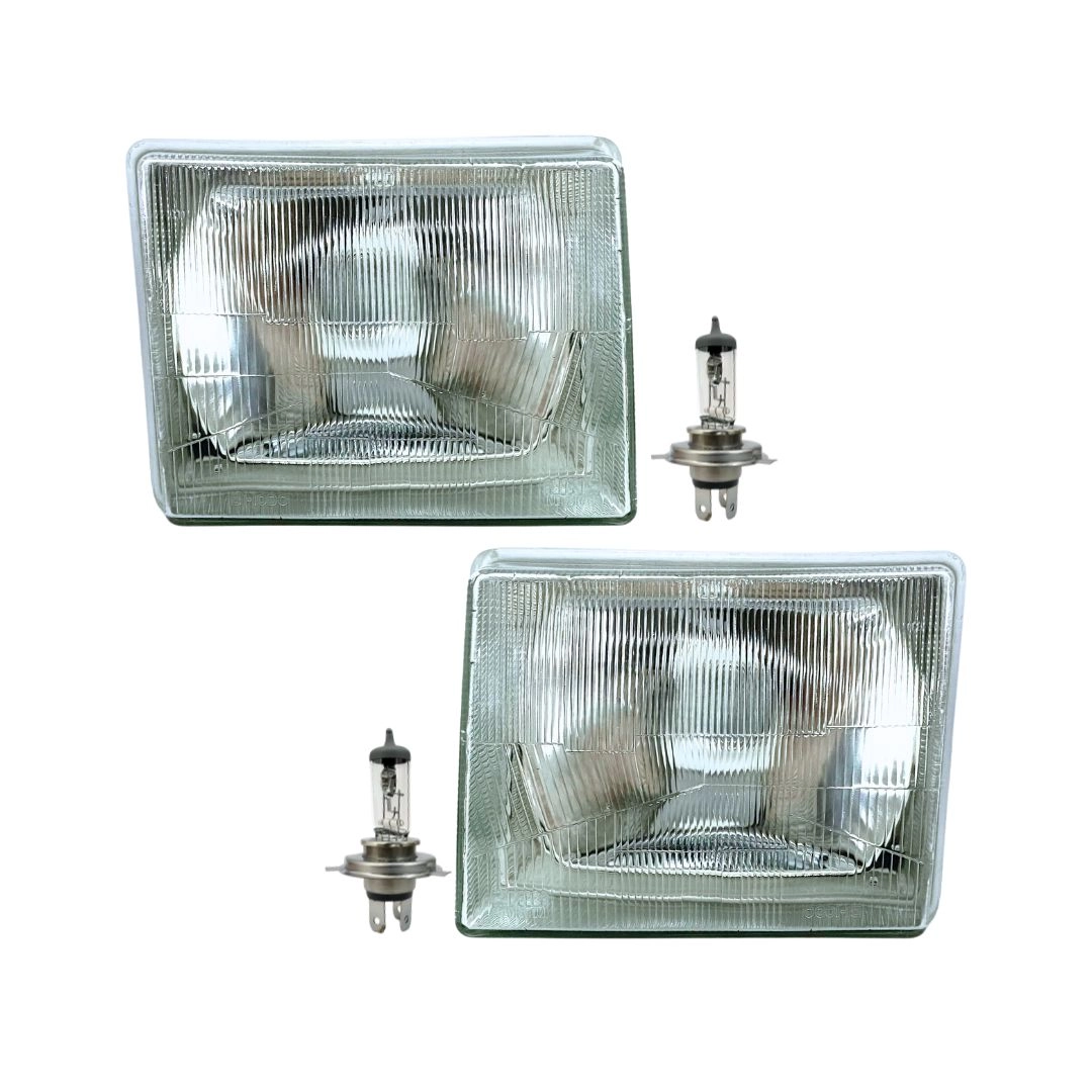 Par Farol Para Fiat Uno Fiorino 1984 a 1990 Lente Vidro Par Farol Para Fiat Uno Fiorino 1984 a 1990 Lente Vidro