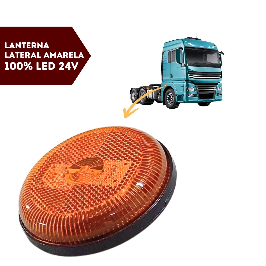 Par Lanterna Lateral LED Amarela VW Meteor IAM 85053006
