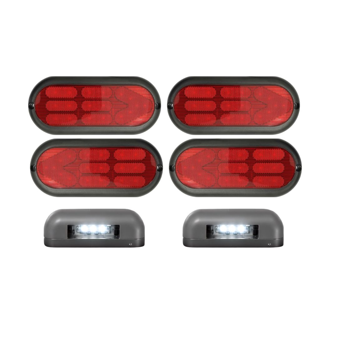 Kit 4 Lanterna Traseira 18 Led Com Luz De Placa Para Carretinha Reboque Trailer Lanterna Traseira Reboque Kit 4 Lanterna Traseira 18 Led Com Luz De Placa Para Carretinha Reboque Trailer Lanterna Traseira Reboque