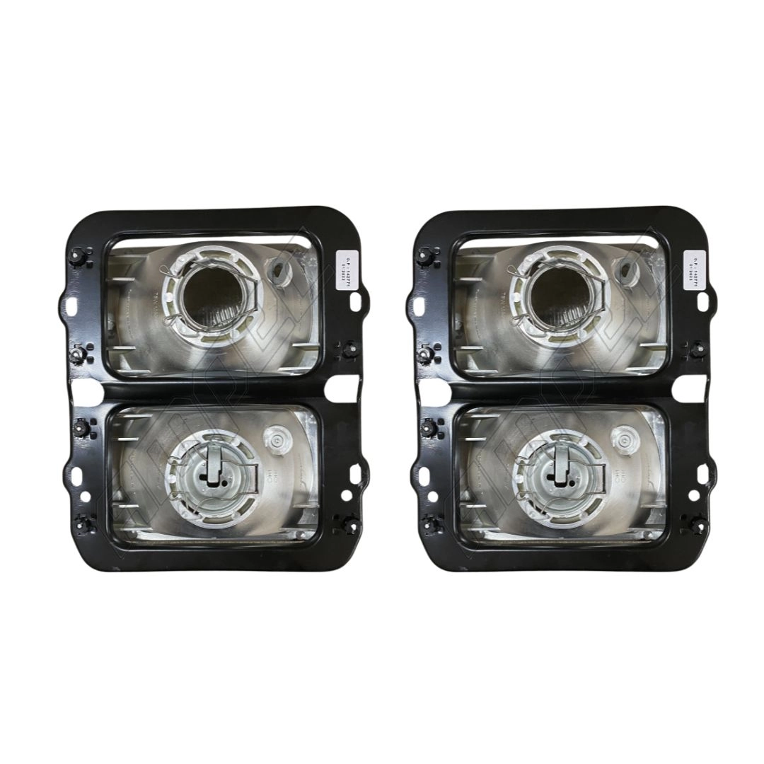 Kit Farol Duplo Vidro Para Ford F1000 F4000 + Lâmpadas Kit Farol Duplo Vidro Para Ford F1000 F4000 + Lâmpadas