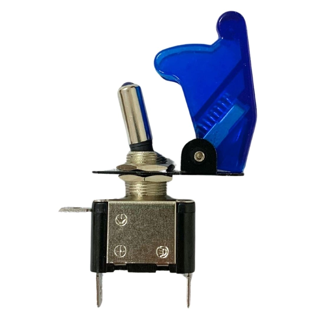 Kit 2 Chave Botão Liga Desliga 2 Posições 12v LED Azul 