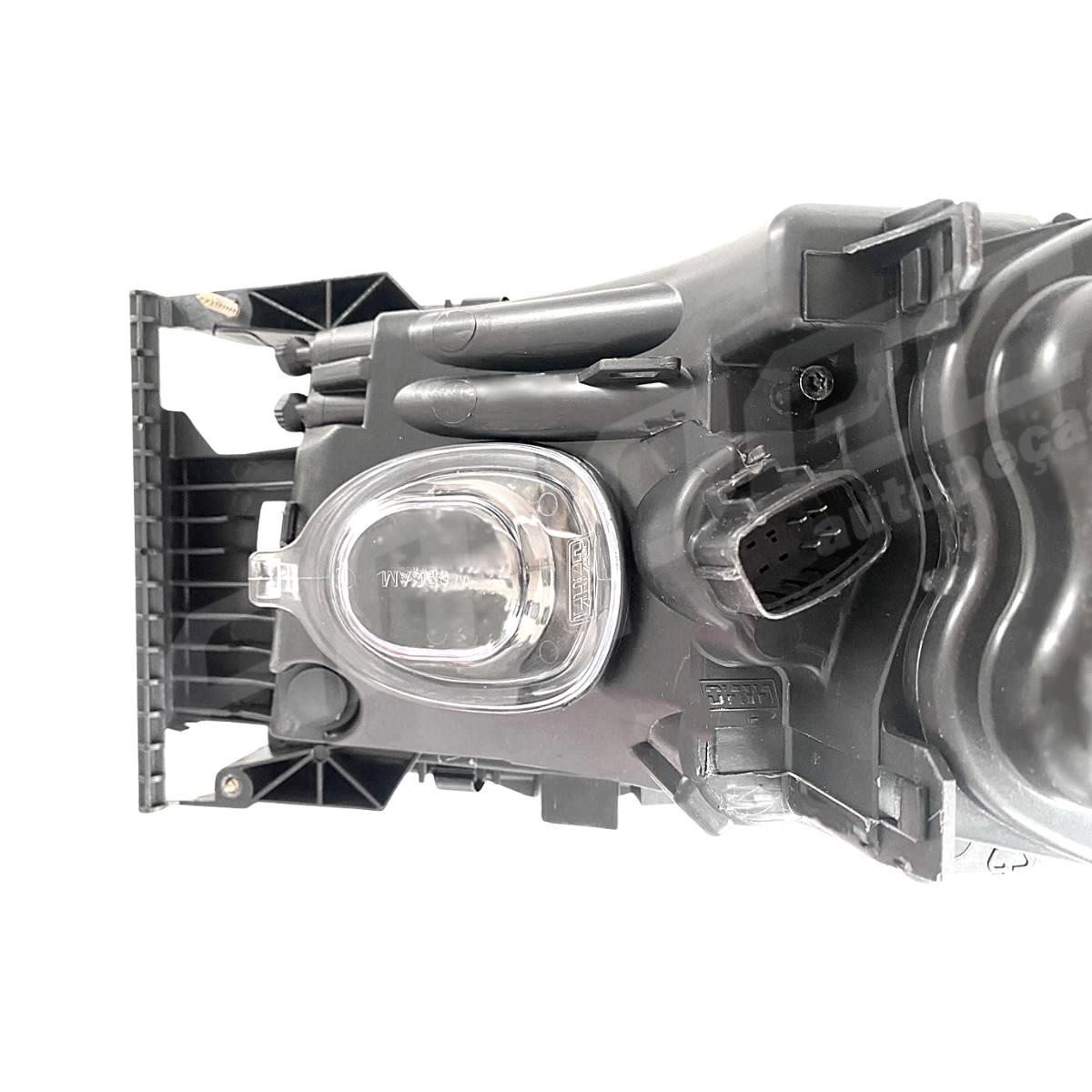 Farol Principal Dianteiro Para Scania Série 5 P G R Máscara Negra Lado Esquerdo Nino F355MN Farol Principal Dianteiro Para Scania Série 5 P G R Máscara Negra Lado Esquerdo Nino F355MN
