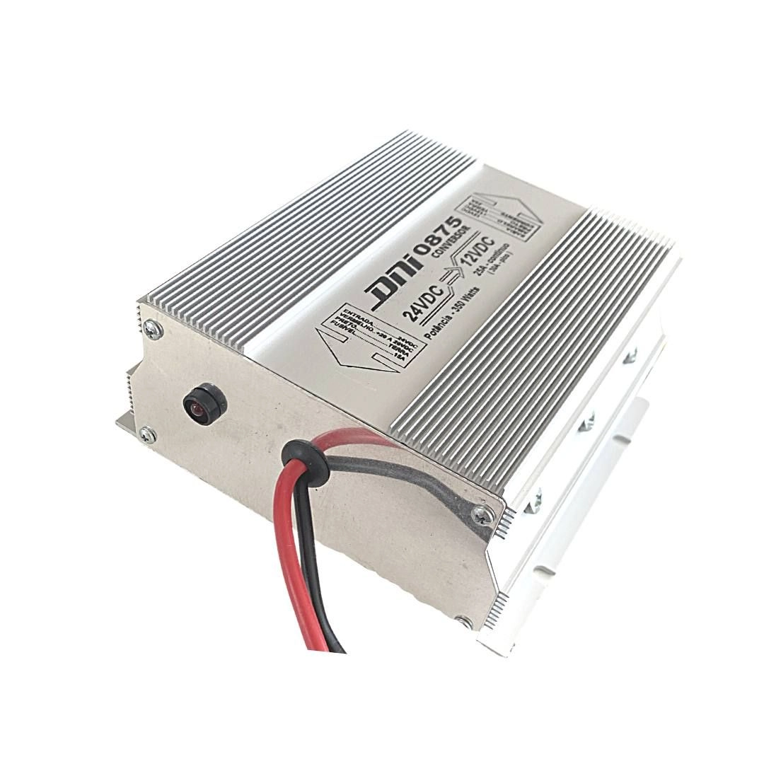 Conversor Redutor de Tensão de 24V para 12V 350W Inversor Conversor Redutor de Tensão de 24V para 12V 350W Inversor