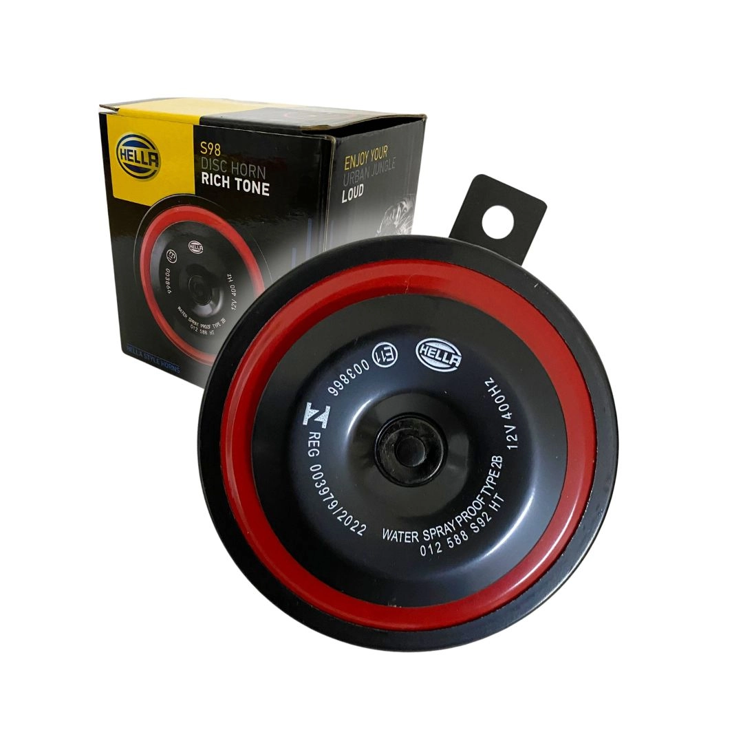 Buzina Bibi Bi-Bi Disco Paquerinha Universal 12v 98mm Para Ford Vw Gm Fiat Hella 3AL012588291