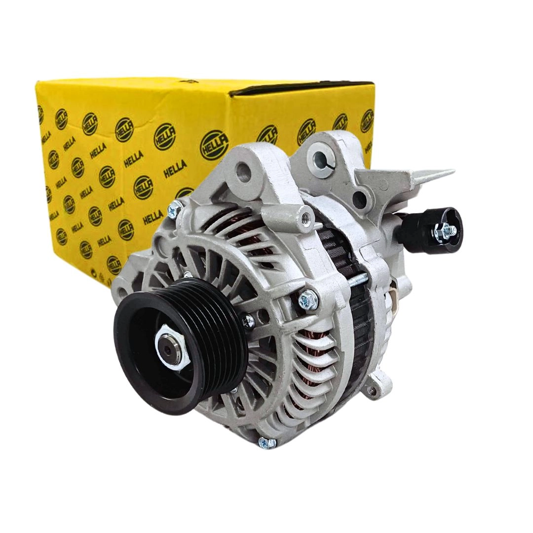 Alternador de Energia Elétrica 12V 90A Polia Rígida 7 Canais Projeto Mitsubishi Honda Civic 1.8 LX LXL EXS New Civic CRV
