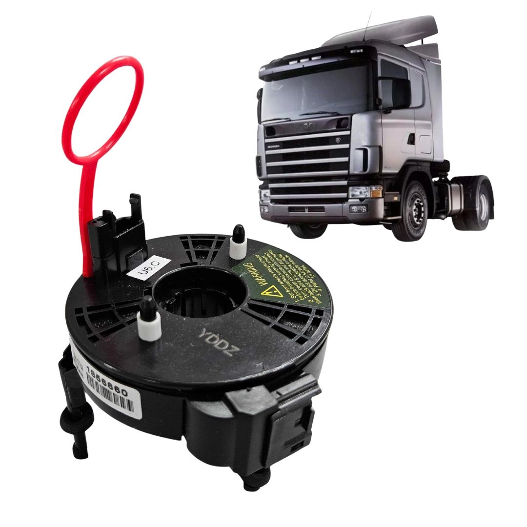 Bobina Contato Volante Para Scania PGRT Serie 4 1998 a 2007 Cinta Comando Volante Scania 1856660 Bobina Contato Volante Para Scania PGRT Serie 4 1998 a 2007 Cinta Comando Volante Scania 1856660