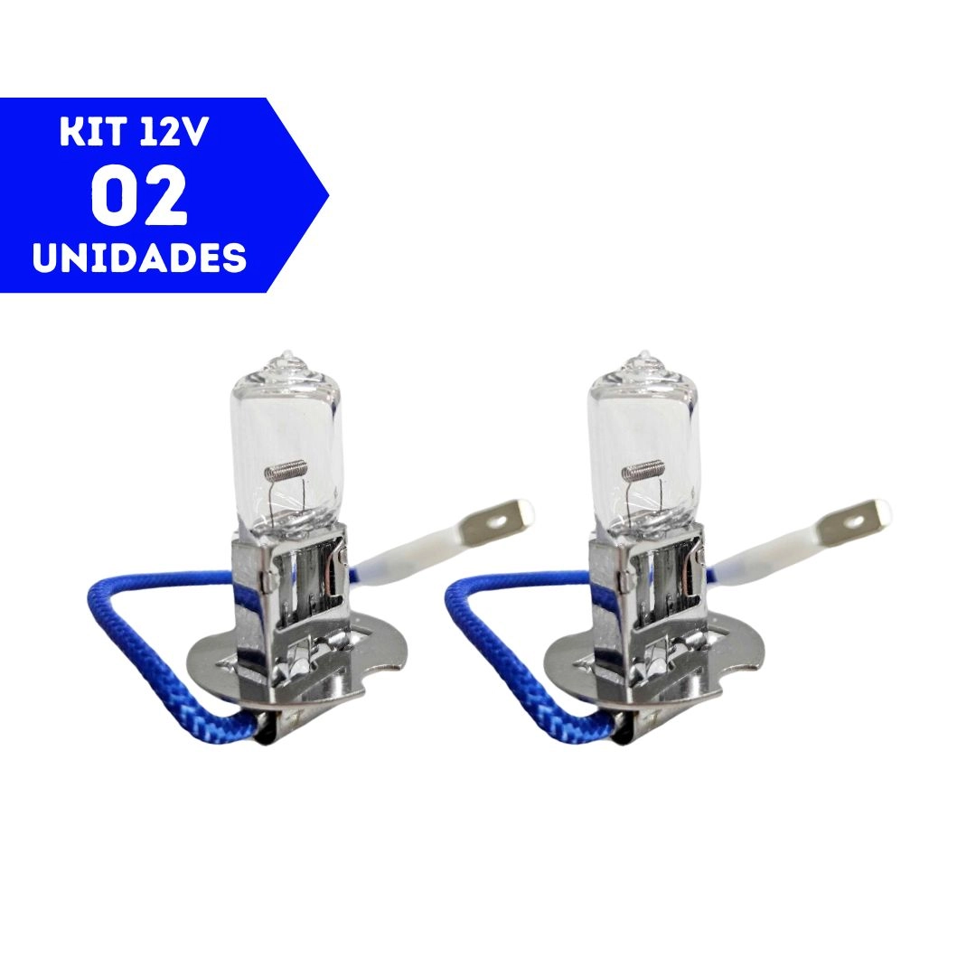 Par Lâmpada H3 12v 55w Aprovado INMETRO Par Lâmpada H3 12v 55w Aprovado INMETRO