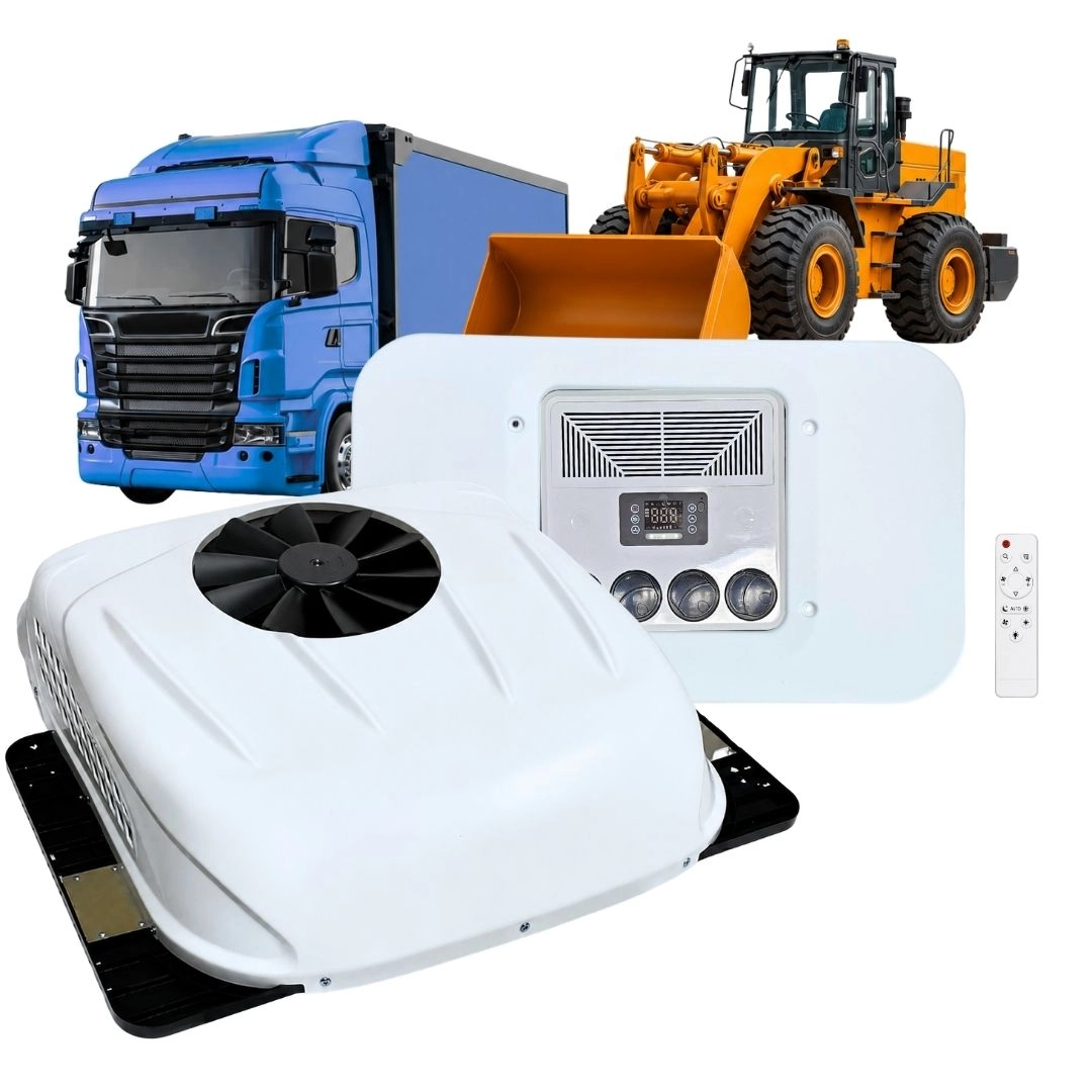 Kit Ar-Condicionado Para Caminhão Motorhome Van Trator Teto Elétrico Portátil Inverter 24v 9000 BTU EDN Kit Ar-Condicionado Para Caminhão Motorhome Van Trator Teto Elétrico Portátil Inverter 24v 9000 BTU EDN