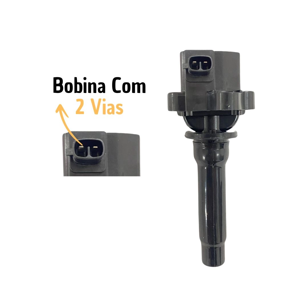 Kit 4 Bobina Ignição Para Kia Sportage 2.0 1994 a 2004 Hella