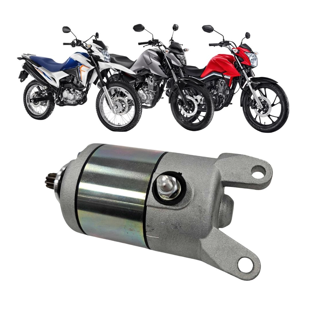 Motor Partida Arranque Para Fan 160 Titan 160 Bros Start 160