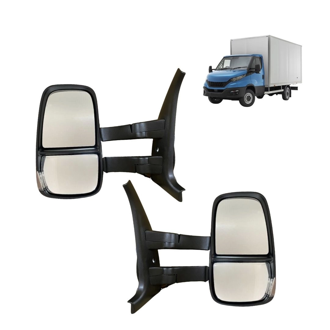 Par Retrovisor Compatível Iveco Daily Braço Longo Elétrico Par Retrovisor Compatível Iveco Daily Braço Longo Elétrico
