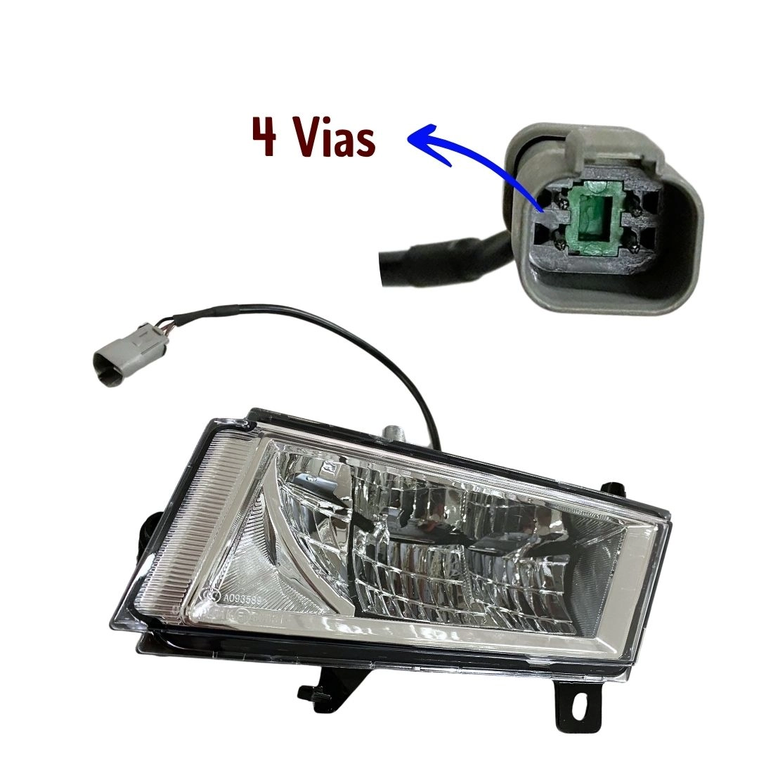 Farol Auxiliar Milha Neblina Para Scania Série 6 S6 NTG PGRS Após 2019 Lado Esquerdo Autolux 2552714 Farol Auxiliar Milha Neblina Para Scania Série 6 S6 NTG PGRS Após 2019 Lado Esquerdo Autolux 2552714