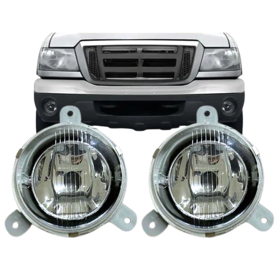 Par Farol Milha Auxiliar Para Ford Ranger 2009 a 2012 Par Farol Milha Auxiliar Para Ford Ranger 2009 a 2012