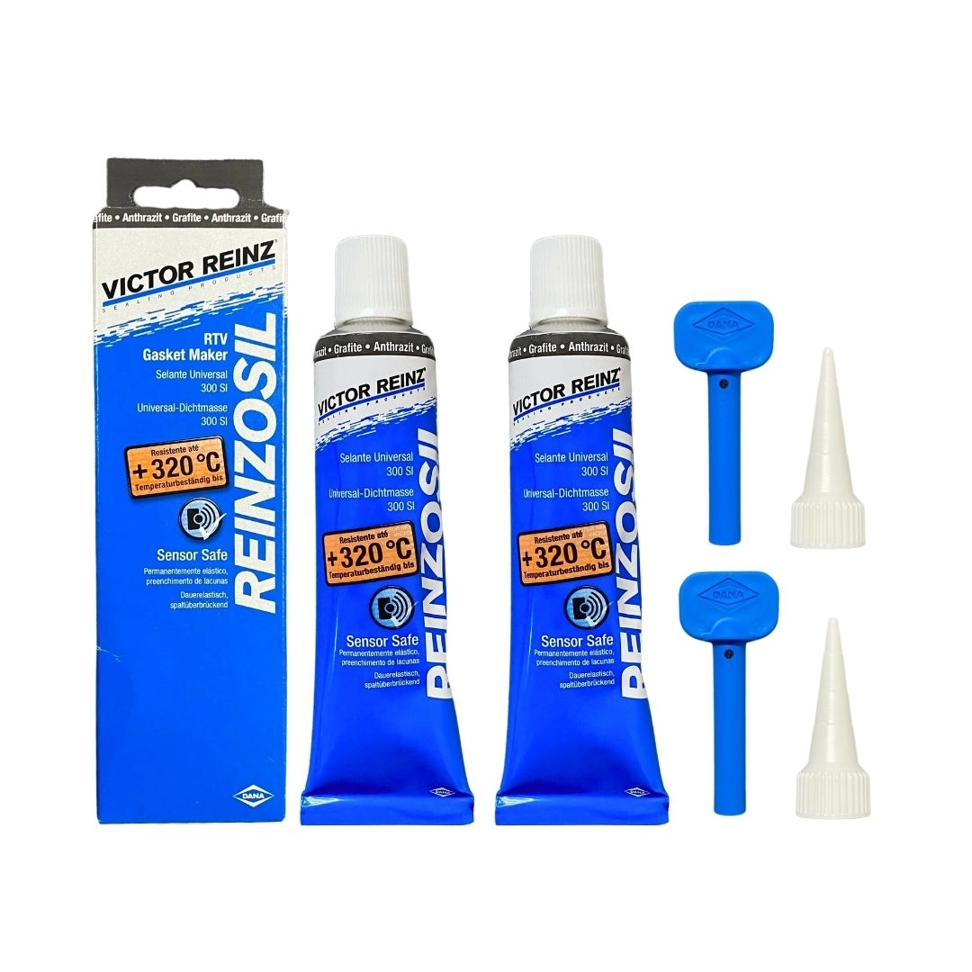 Par Cola Silicone Reinzosil Alta Temperatura Carter do Óleo