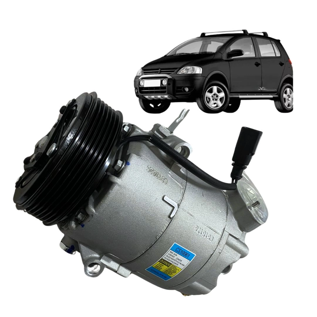 Compressor de Ar Condicionado Para CrossFox 1.6 2005 a 2014