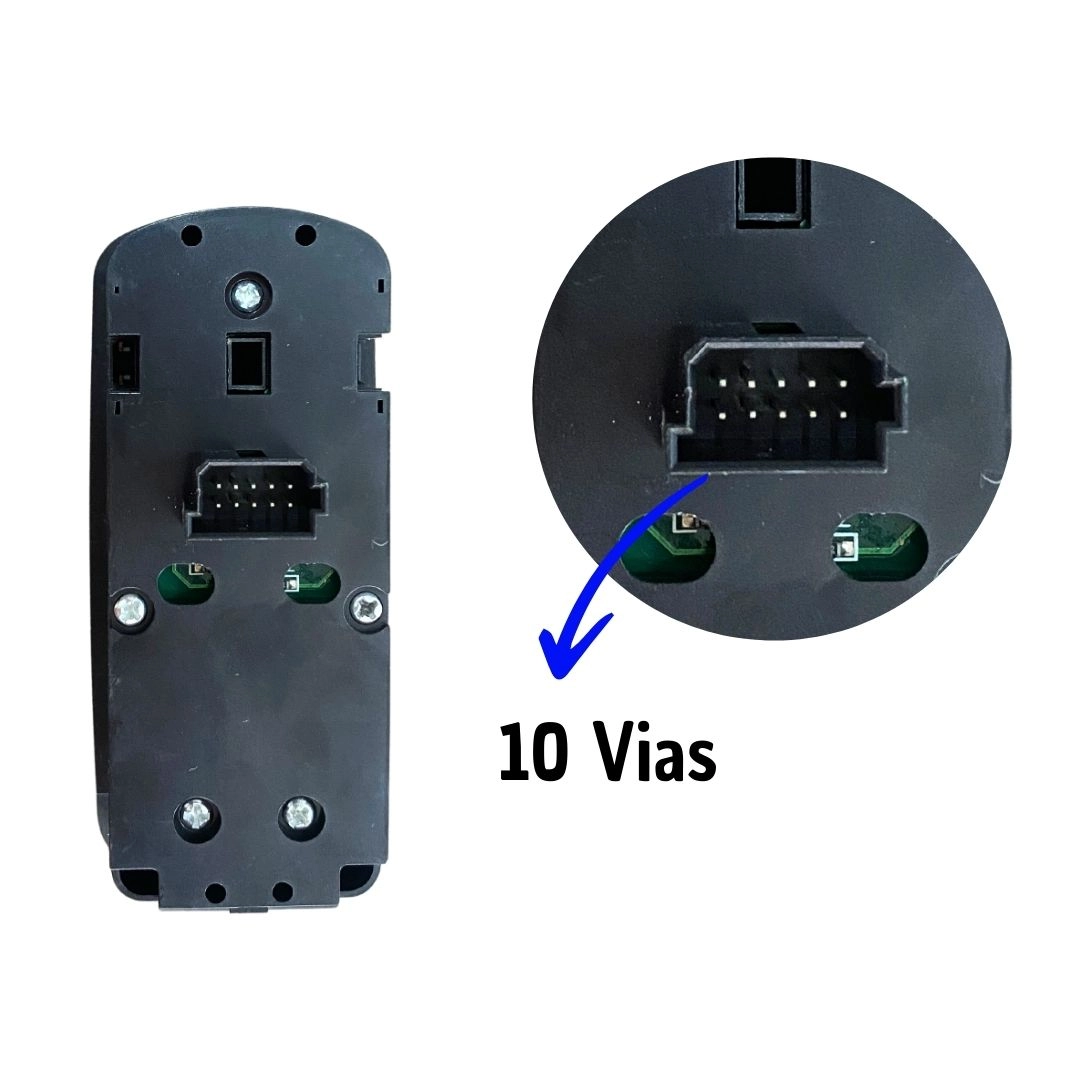 Botão Interruptor Vidro Retrovisor Luz Para MB Actros