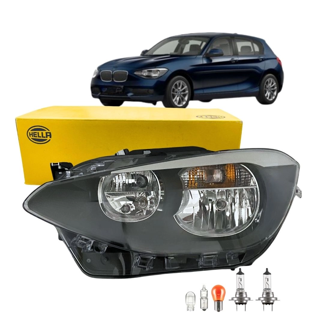 Farol Para BMW F20 F21 2011 a 2019 Lado Esquerdo Hella Farol Para BMW F20 F21 2011 a 2019 Lado Esquerdo Hella