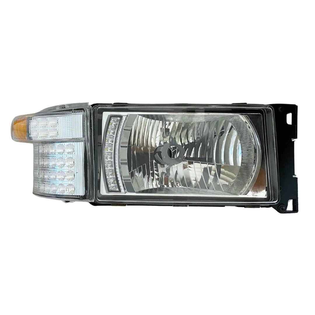 Farol e Lanterna Pisca Seta DRL LED Para Scania S4 LD Farol e Lanterna Pisca Seta DRL LED Para Scania S4 LD