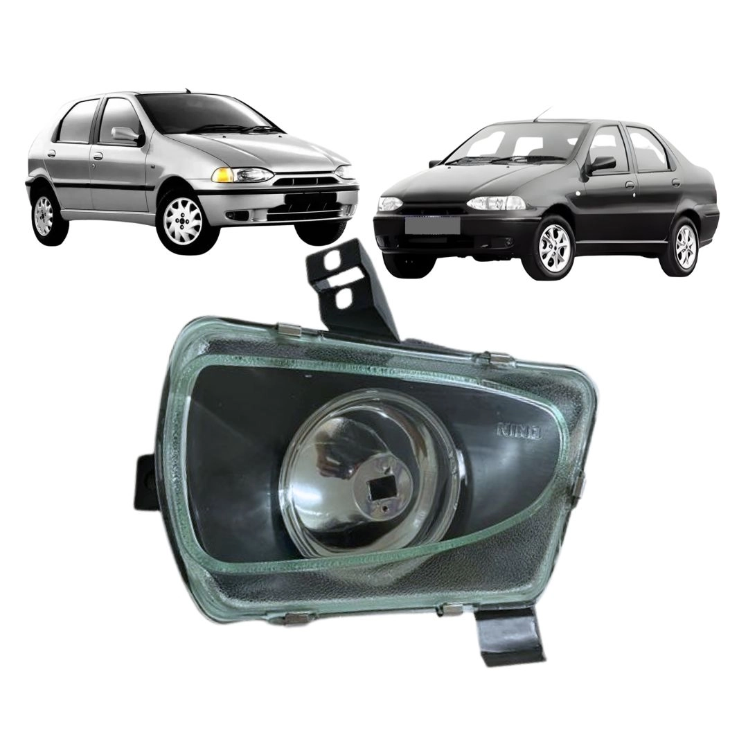 Farol Auxiliar Milha Para Palio Siena 1996 a 2000 Vidro LE