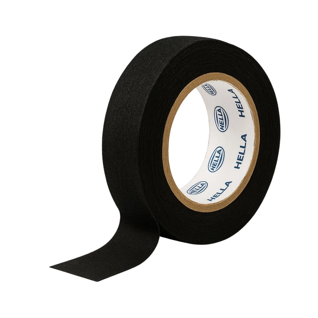 Fita de Tecido Lona 19mm X 10Metros Anti Chamas Chicote Elétrico Fita Tecido Anti Ruido Acabamento