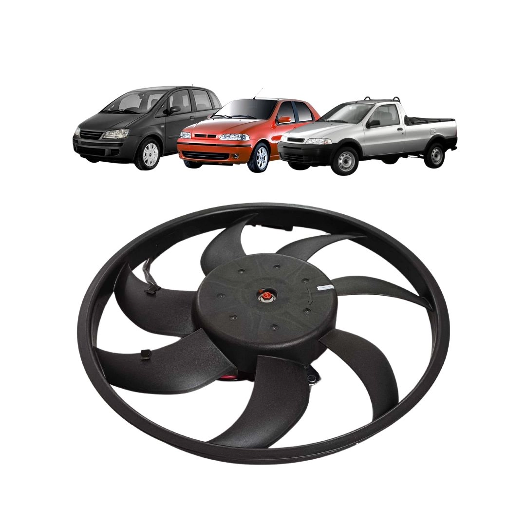 Ventoinha Radiador Para Strada Palio Idea Motor Fire
