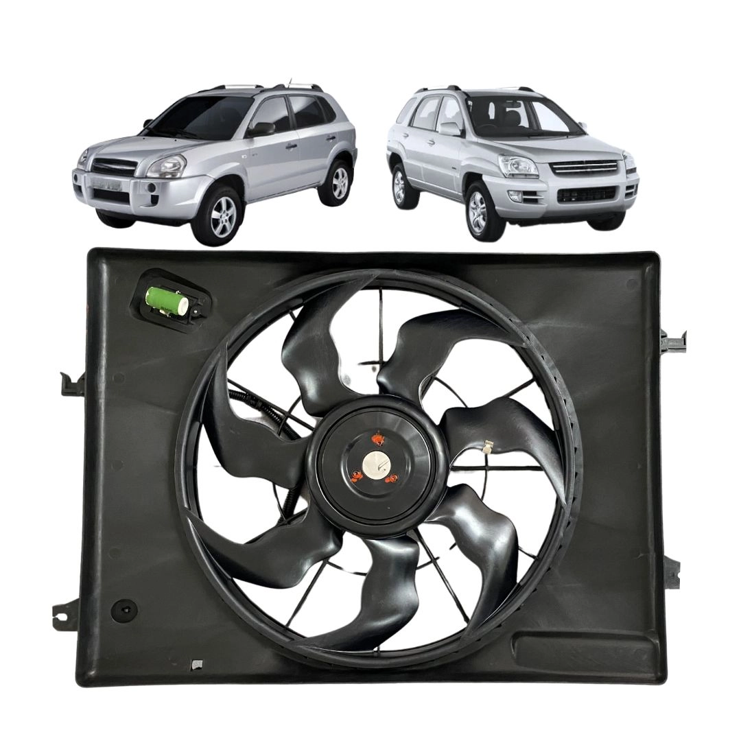 Ventoinha Com Defletor Radiador Para Tucson Sportage