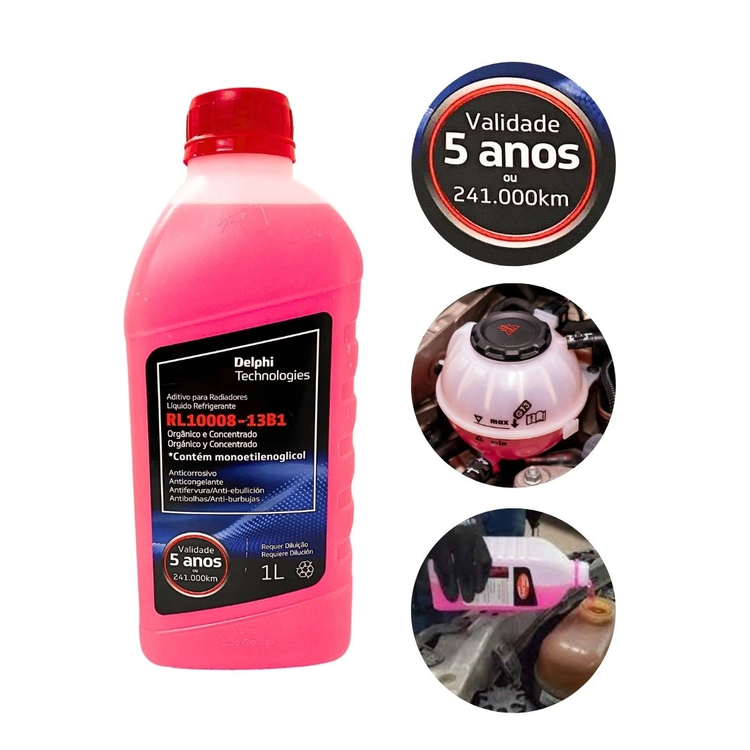 4 Aditivo Radiador Super Concentrado Organico Rosa Delphi 4L 4 Aditivo Radiador Super Concentrado Organico Rosa Delphi 4L