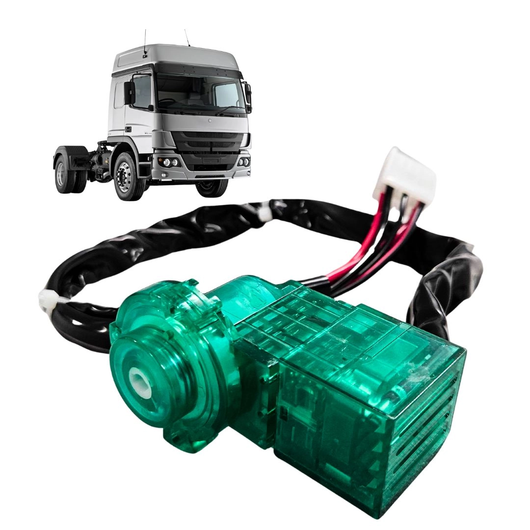 Comutador Ignição Para Atego Após 1997 Com Chicote e Plug