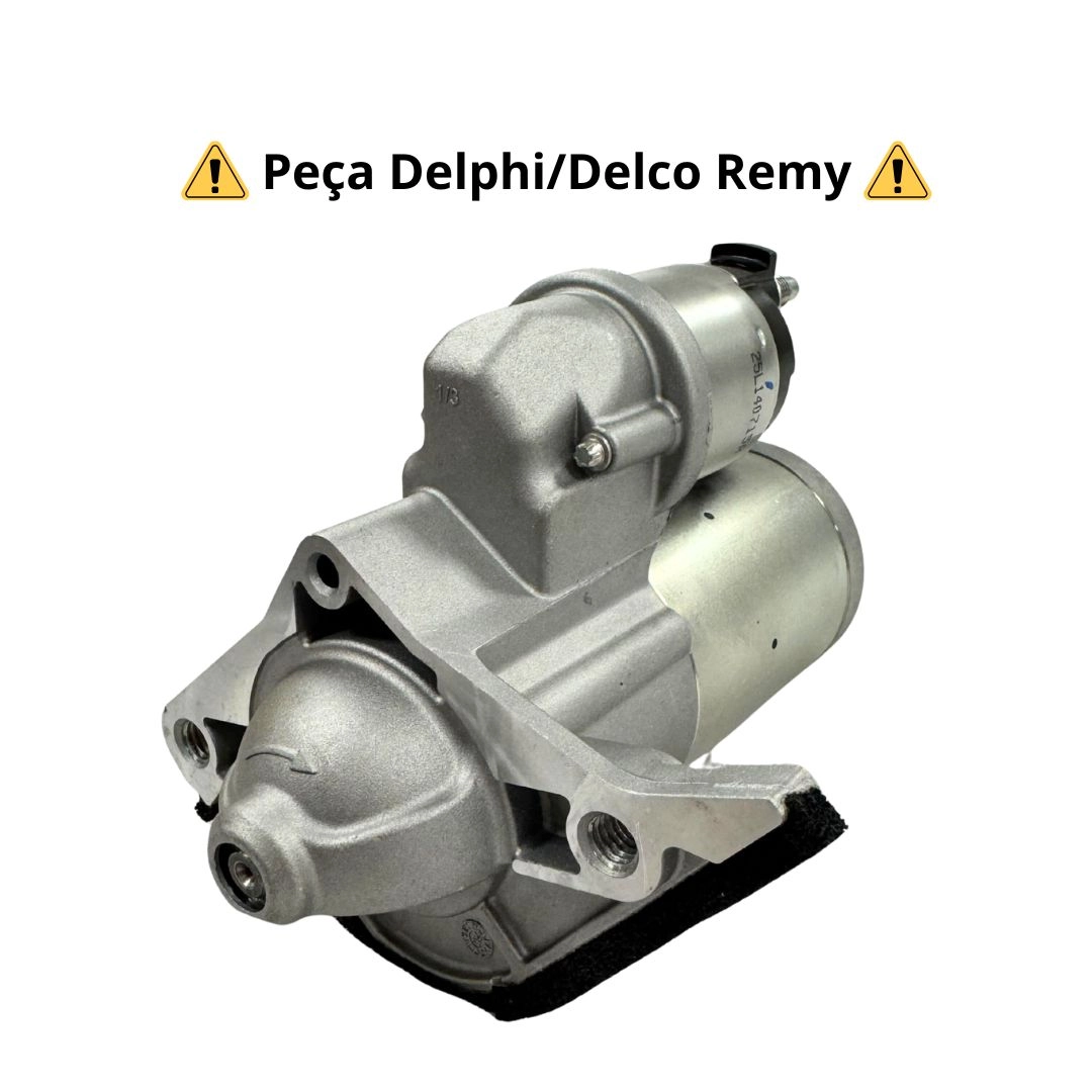 Motor de Partida Arranque Para Renault Kwid Logan Sandero 1.0 3C Após 2022 Delco Remy Delphi 61023528P