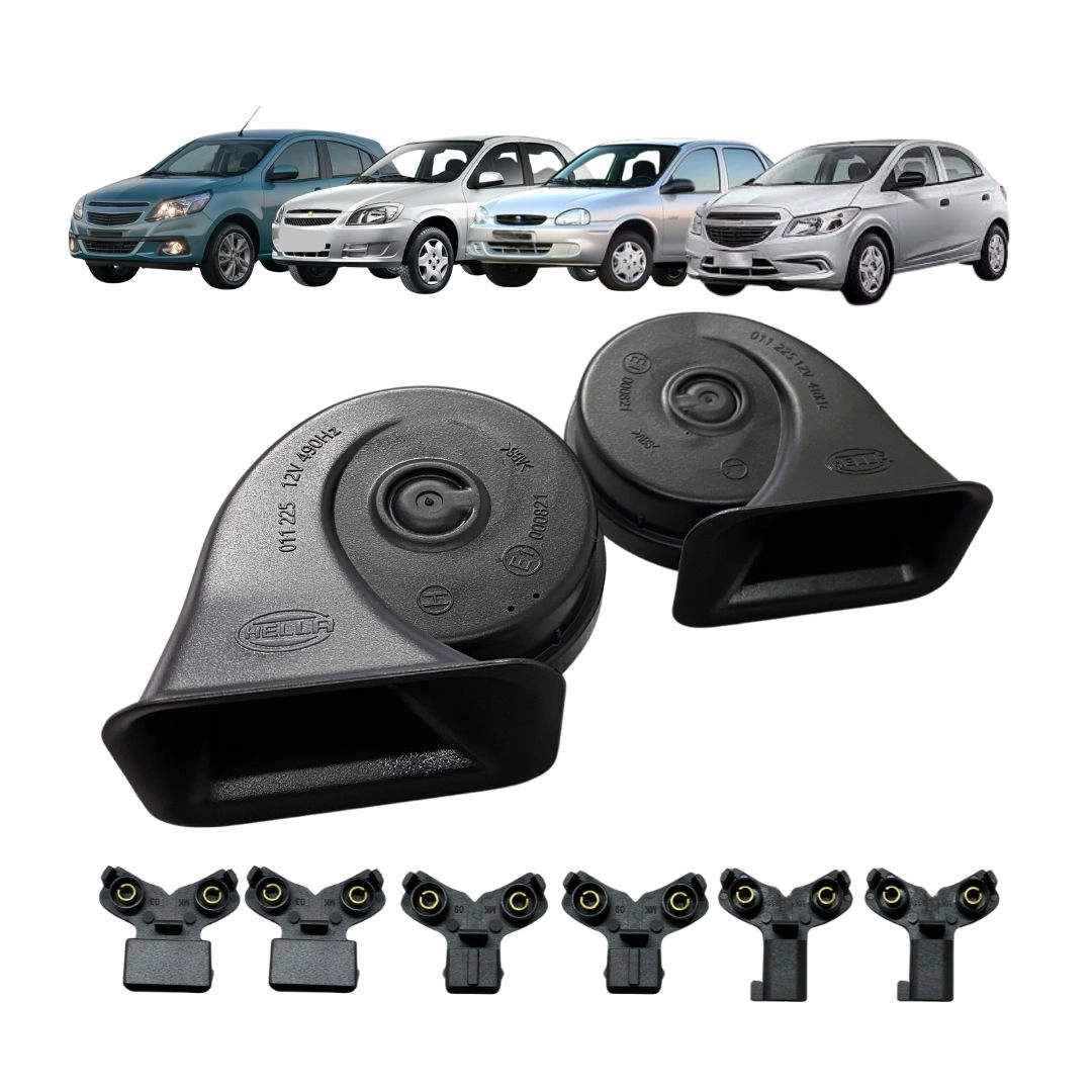 Par Buzina Caracol Para Agile Celta Corsa Classic Onix Hella