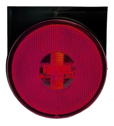 Kit 10 Lanternas Lateral Led Caminhão Carreta Com Suporte Vermelha G Kit 10 Lanternas Lateral Led Caminhão Carreta Com Suporte Vermelha G