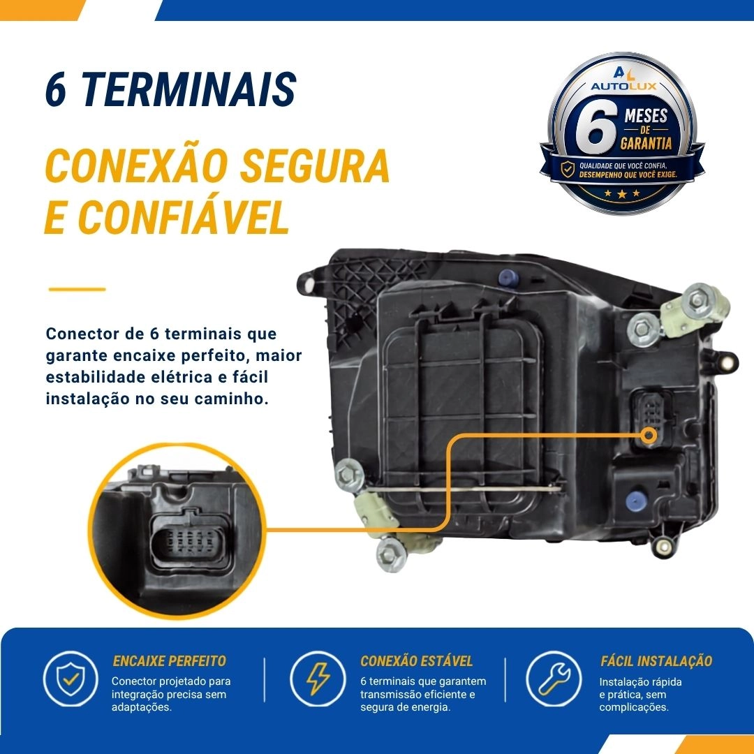 Farol Principal DRL Para Volkswagen Novo Delivery Express 4150 6160 9170 11180 13180 Lado Esquerdo 23B941033A Farol Principal DRL Para Volkswagen Novo Delivery Express 4150 6160 9170 11180 13180 Lado Esquerdo 23B941033A