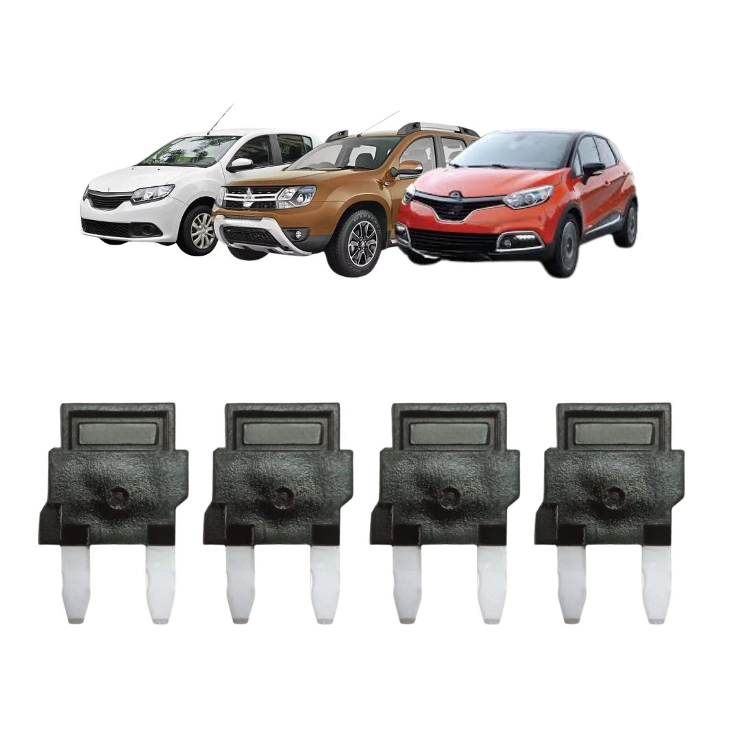 Kit 4 Fusível Mini Diodo Renault Sandero Logan Kwid Duster