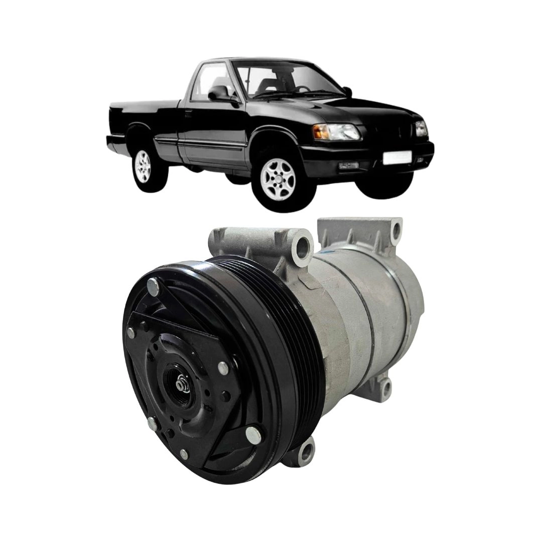 Compressor Ar Para Chevrolet S10 Blazer 4.3 V6 1996 a 2006 Delphi M100013