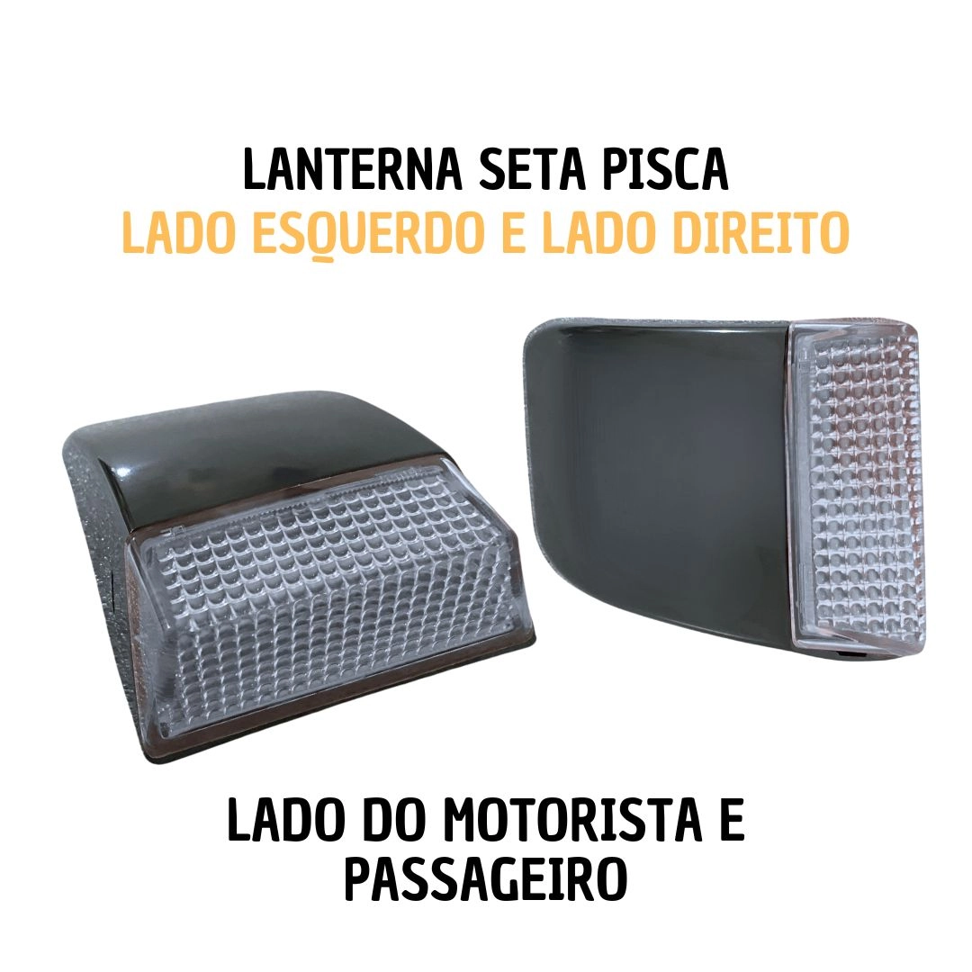 Kit Lanterna Pisca Seta ParaVolvo FH FM 2004 Cristal Kit Lanterna Pisca Seta ParaVolvo FH FM 2004 Cristal