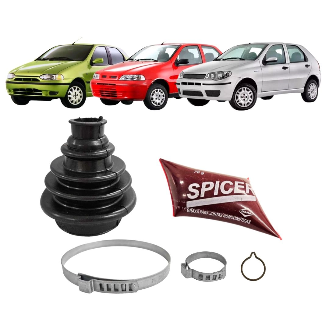 Kit Reparo Coifa Homocinetica Para Palio 1996 a 2015 Roda
