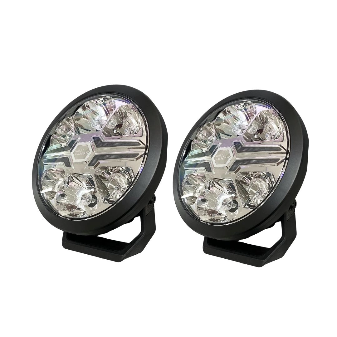 Par Farol 7 Pol 18cm Drl Branco/ Âmbar Valuefit Blade Hella