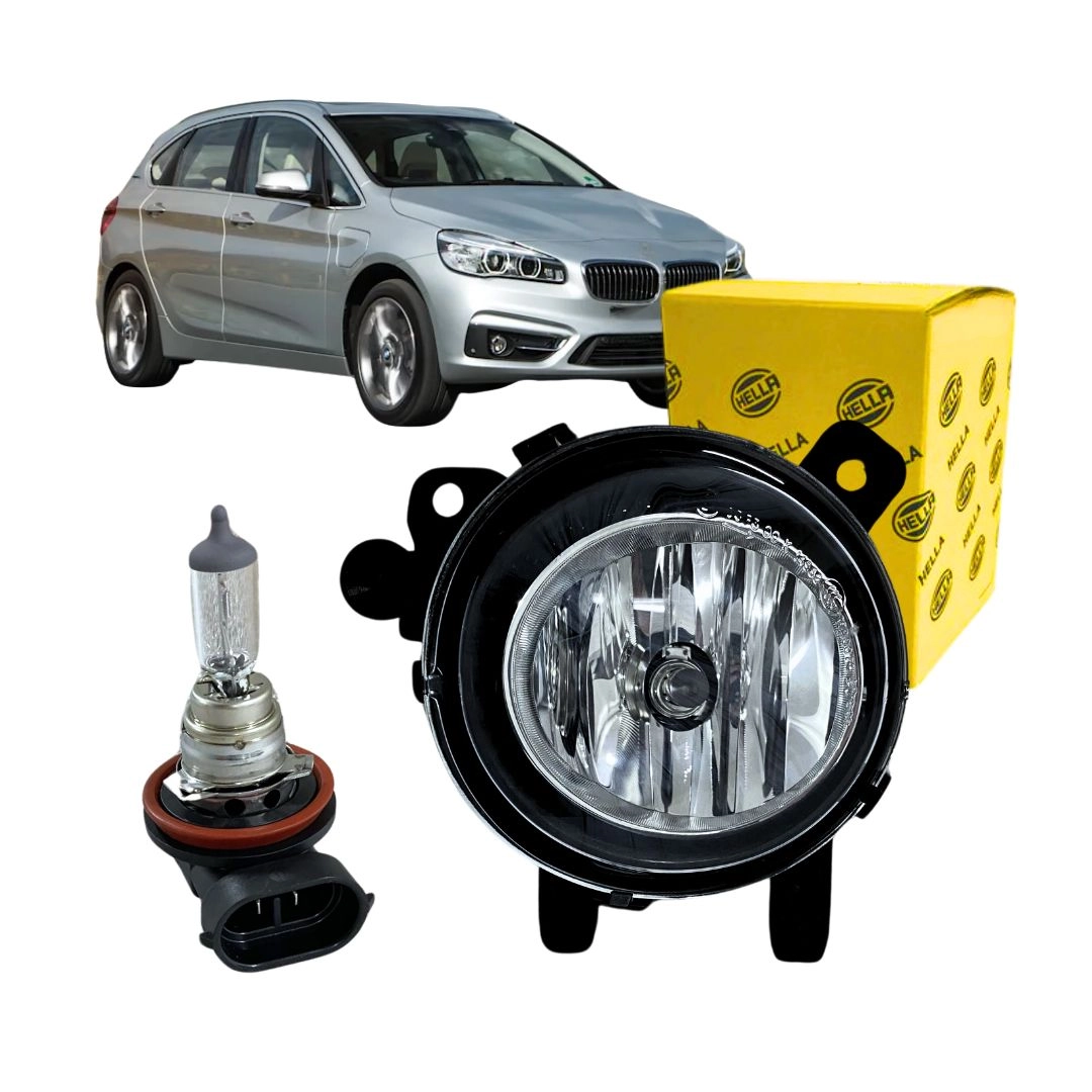 Farol Milha Para BMW 225Xe Hybrid 2014 a 2021 Esquerdo Hella