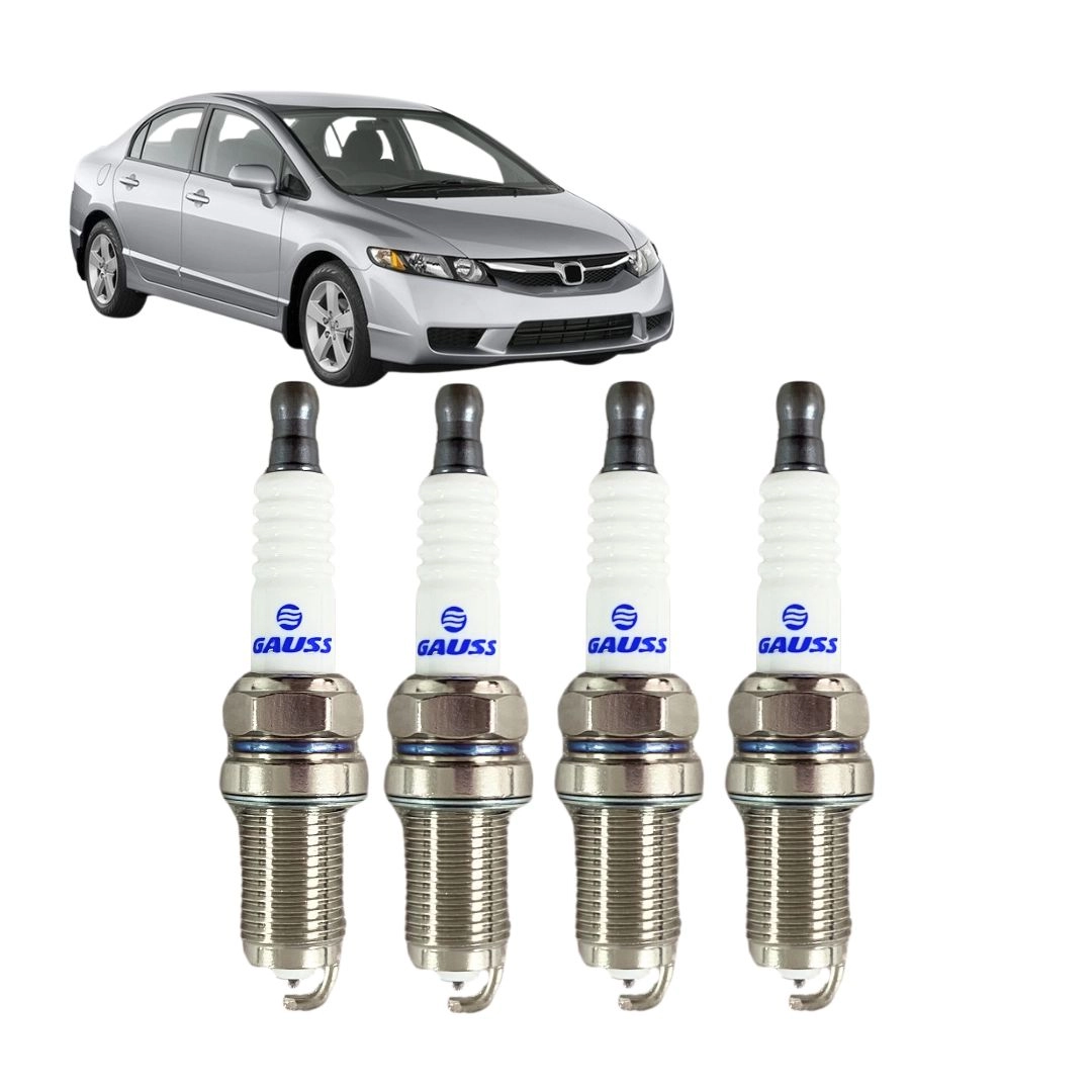 Jogo 4 Vela Ignição Iridium Para Honda New Civic 1.8 06 a 14